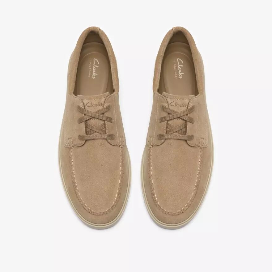 Mens Lockford Boat Dark Sand Suede Boat Shoe Mens Lockford Boat Dark Sand Suede Boat Shoe
