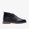 Mens Monahan Chukka Black Smooth Boots Mens Monahan Chukka Black Smooth Boots