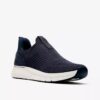 Mens Motion Trek in Navy Knit Sneakers