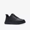 Mens Mullan Easy Black Leather Shoes