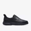 Mens Mullan Step Black Leather Shoes Mens Mullan Step Black Leather Shoes