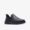 Mens Mullan Step Black Leather Shoes Mens Mullan Step Black Leather Shoes