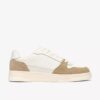 Mens Newick Lace White Combination Sneaker
