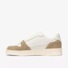 Mens Newick Lace White Combination Sneaker