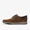 Mens Sailview Lace Beeswax Leather Boat Shoes