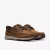 Mens Sailview Lace Beeswax Leather Boat Shoes