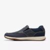Mens Sailview Step Navy Nubuck Slip-On Boat Shoes