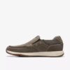 Mens Sailview Step Taupe Nubuck Slip-On Boat Shoes