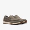Mens Sailview Step Taupe Nubuck Slip-On Boat Shoes