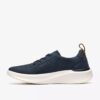 Mens Solevana Style Navy Sneakers