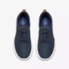 Mens Solevana Style Navy Sneakers