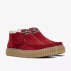 Mens Torhill Hi Red Suede Ankle Boots