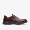 Mens Un Briley Lace Mahogany Leather Shoes| Clarks