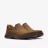 Mens Un Briley Step Beeswax Leather Loafer Shoes| Clarks