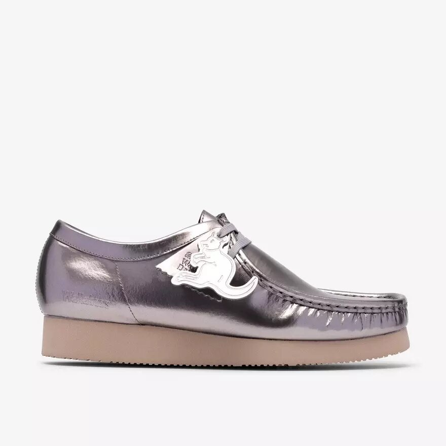 Mens Wallabee 2604 Silver Patent Wallabees Mens Wallabee 2604 Silver Patent Wallabees