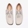 Mens Wallabee White Leather Mens Wallabee White Leather
