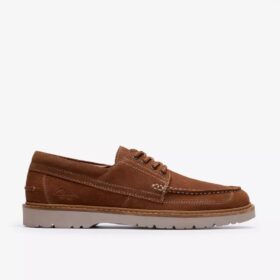 Mens Weltridge Moc Cola Suede Shoes