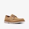 Mens Weltridge Moc Sand Suede Boat Shoe