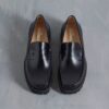 Mens Yukoner Penny Black Leather Loafers