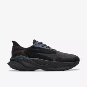 Pace Walk Men’s Black Athleisure Shoes