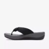 Women’s Arla Glison Black Fabriccloudsteppers™ Flip Flops