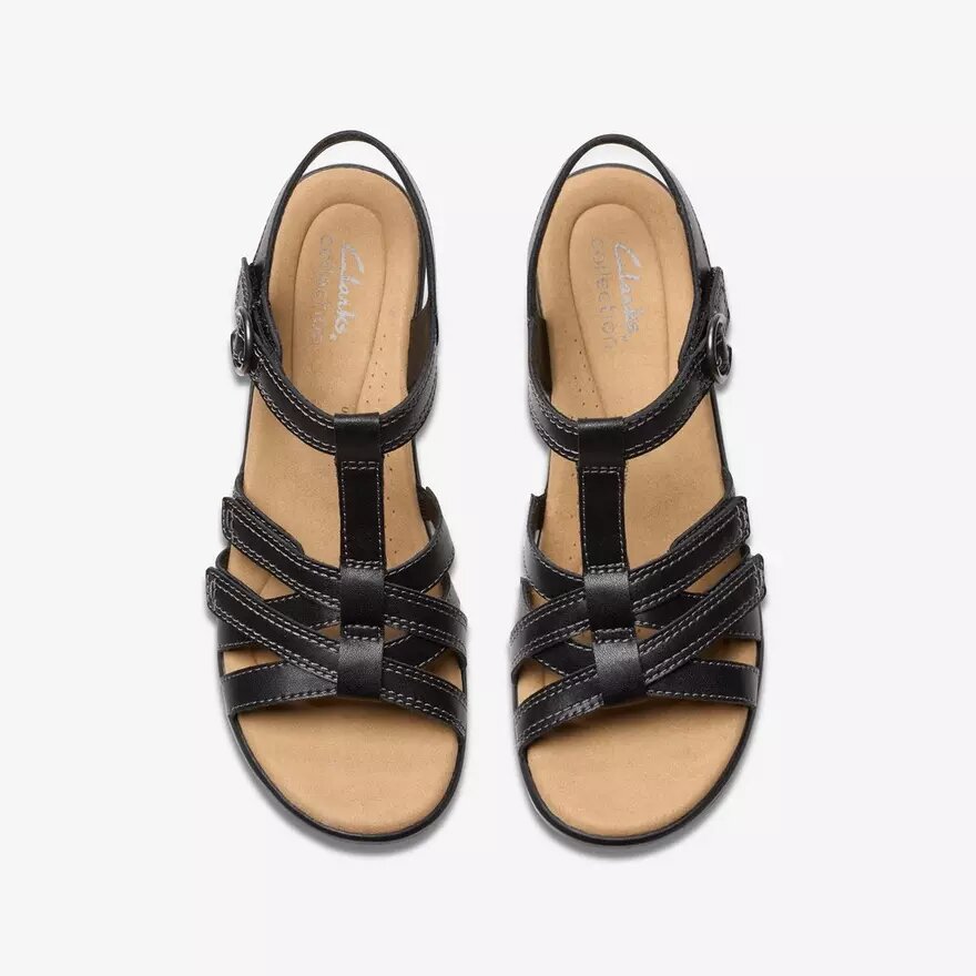 Women’s Emily 2 Rose Black Leather Heeled Sandals Women’s Emily 2 Rose Black Leather Heeled Sandals