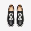 Women’s Hollyhock Walk Black Leather Sneakers