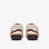 Women’s Kitly Ave off White Leather Flat Sandals