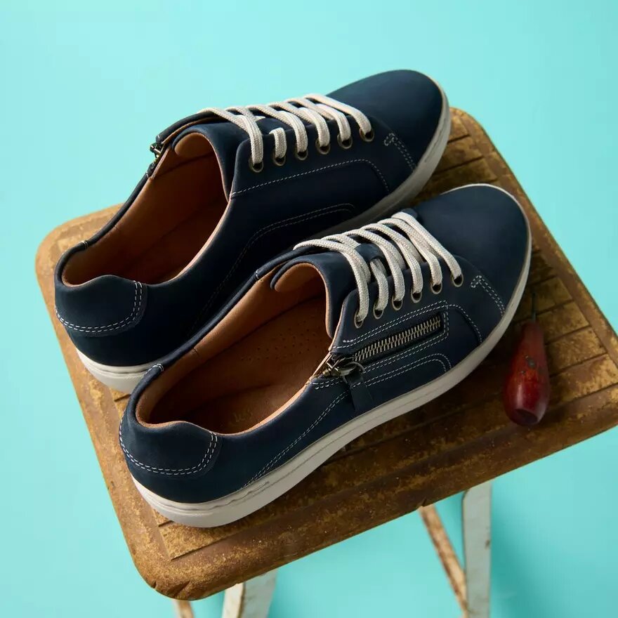 Women’s Nalle Lace Navy Nubuck Sneakers Women’s Nalle Lace Navy Nubuck Sneakers