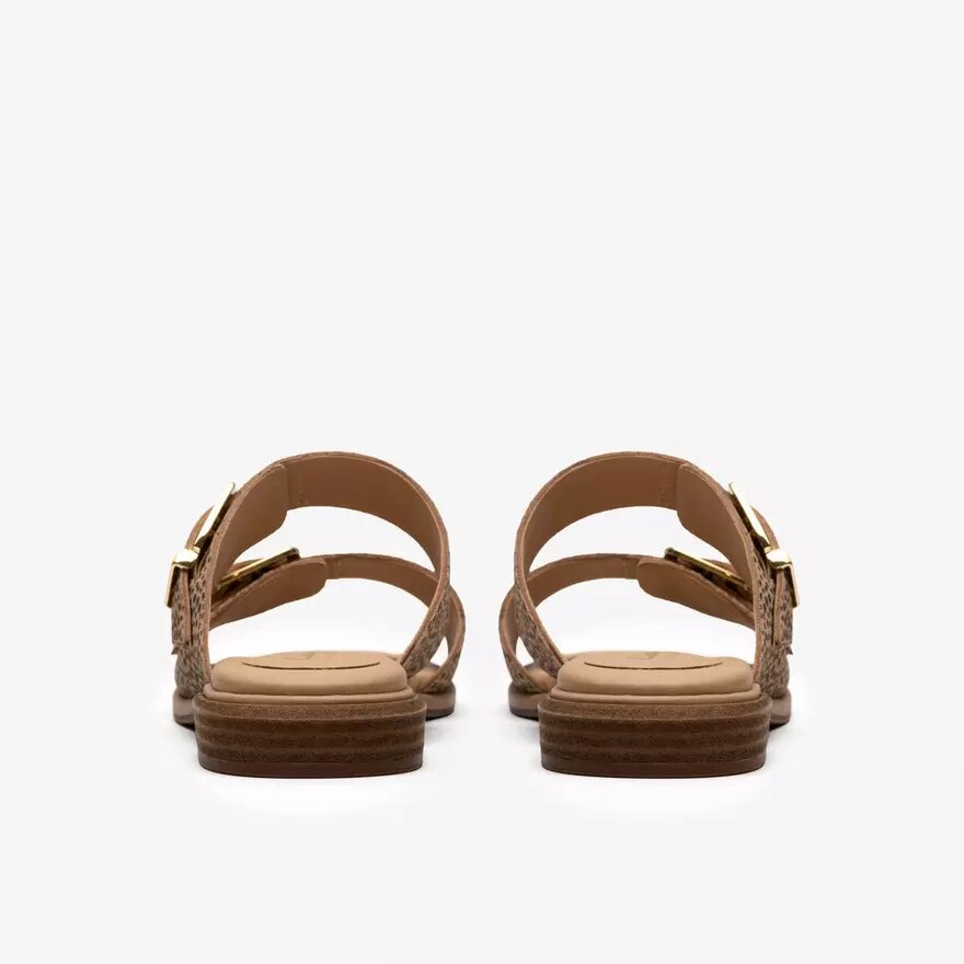 Womens Ariany Bay Animal Print Flat Sandals Womens Ariany Bay Animal Print Flat Sandals