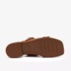 Womens Ariany Bay Tan Leather Flat Sandals
