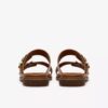 Womens Ariany Bay Tan Leather Flat Sandals