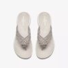 Womens Breeze Gem Silver Flip Flop