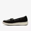 Womens Breezesky Bay Black Canvas Loafers Womens Breezesky Bay Black Canvas Loafers