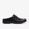 Womens Carleigh Viola Black Nubuck Clogs & Mules