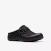 Womens Carleigh Viola Black Nubuck Clogs & Mules
