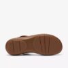 Womens Cecily Mix Beige Combination Flat Sandal