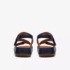Womens Cecily Mix Blue Combination Flat Sandals