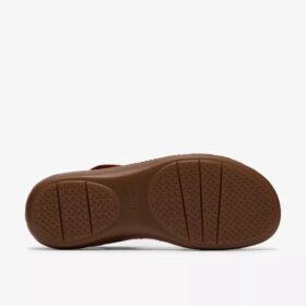 Womens Cecily Mix Burnt Orange Combination Flat Sandals