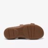 Womens Cecily Step Beige Nubuck Flat Sandals