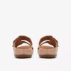 Womens Cecily Step Beige Nubuck Flat Sandals