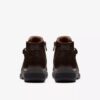 Womens Certina Joy Dark Brown Leather Ankle Boots