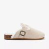 Womens Cory Buckle Khaki Slipppers Womens Cory Buckle Khaki Slipppers
