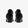 Womens Danyelle Gema Black Oily Leather Ankle Boots