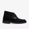 Womens Desert Boot Black Suede Desert Boots Us