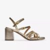 Womens Ezoria Strap Soft Gold Strappy Sandals