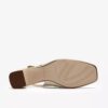 Womens Fernie Sling Cream Leather Court Shoes Womens Fernie Sling Cream Leather Court Shoes