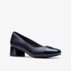 Womens Iridessa May Navy Leather Pumps