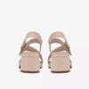 Womens Jaylan Sol off White Leather Heeled Sandals