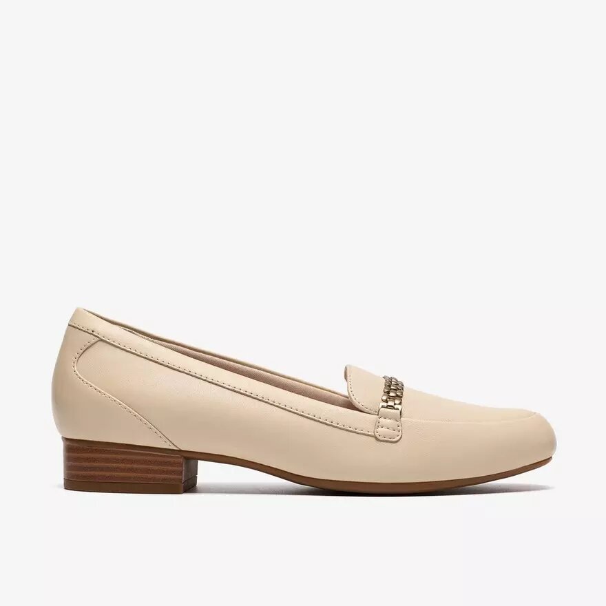 Womens Juliet Mia Cream Leather Slip-Ons Womens Juliet Mia Cream Leather Slip-Ons